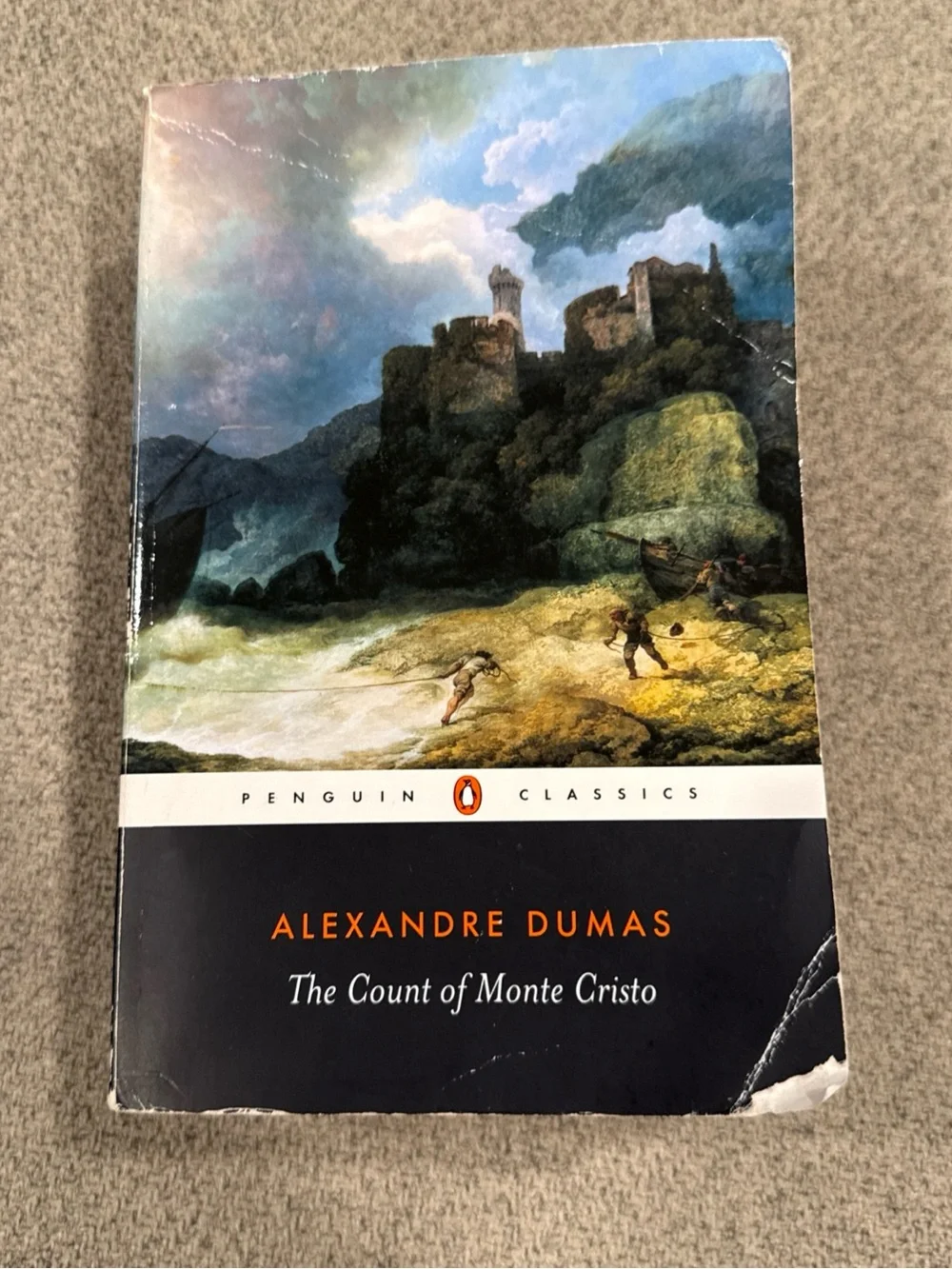 Penguin Classics The Count of Monte Cristo by Alexandre Dumas - Scenic Cover
